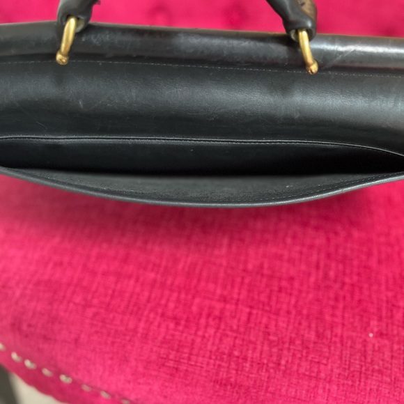 Coach vintage black leather Beekman Briefcase - Picture 9 of 12